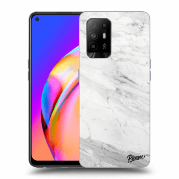 Picasee silikonska prozirna maskica za OPPO A94 5G - White marble