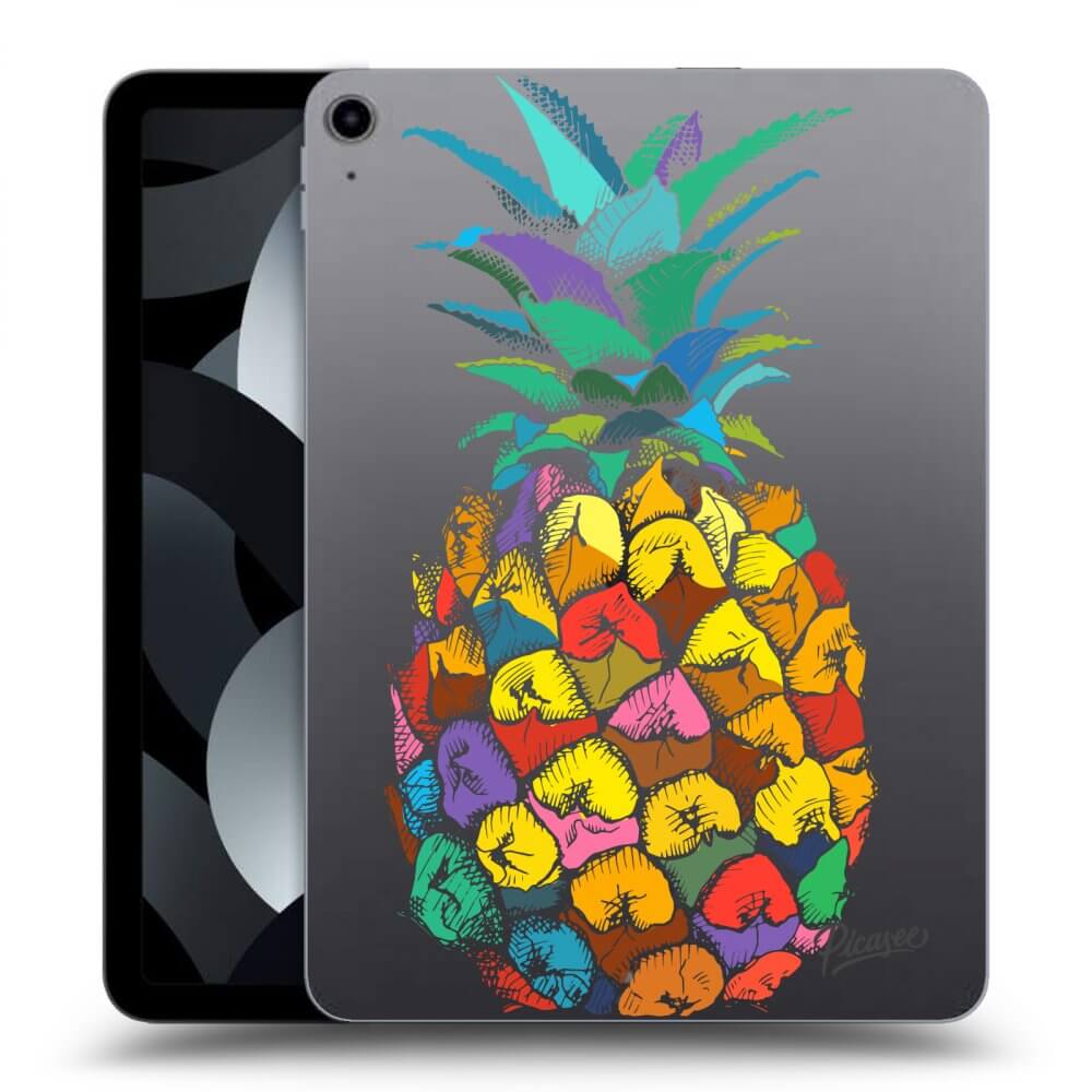 Picasee silikonska prozirna maskica za Apple iPad 10,9" 2022 (10.generace) - Pineapple