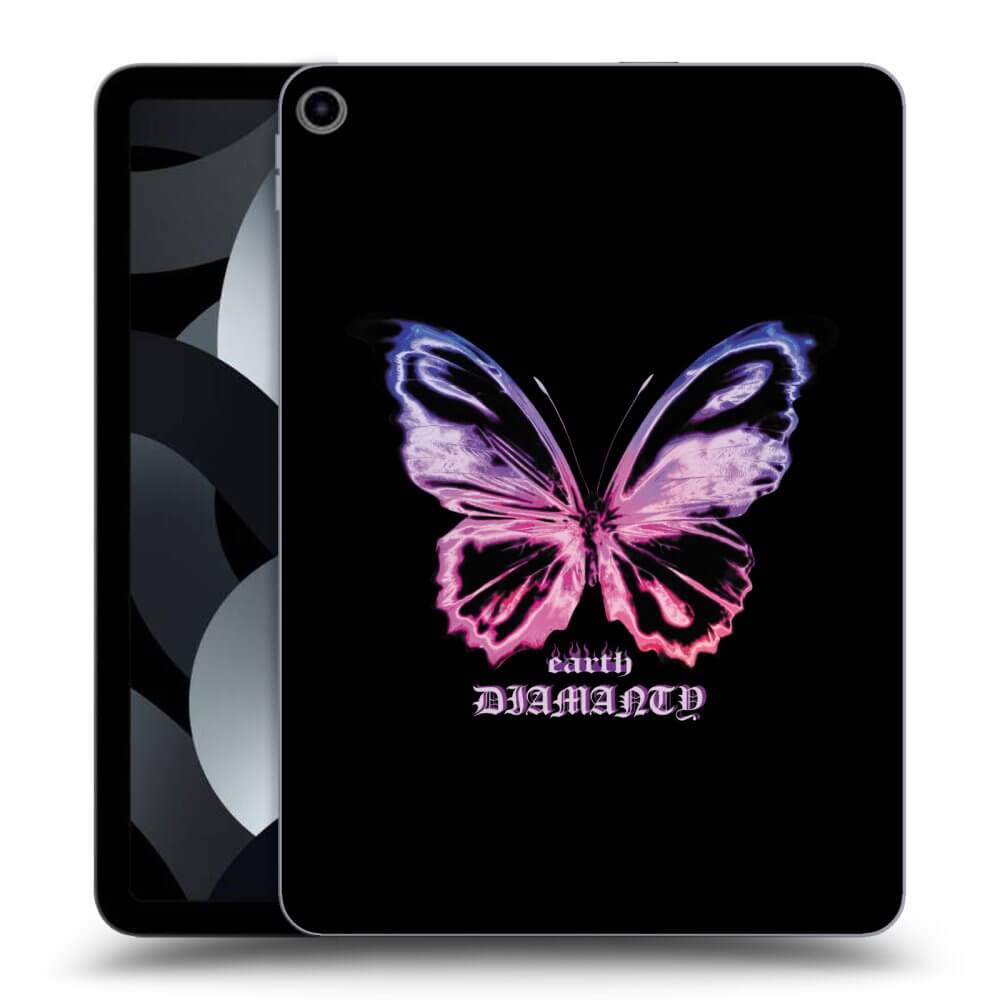 Picasee silikonska prozirna maskica za Apple iPad 10,9" 2022 (10.generace) - Diamanty Purple