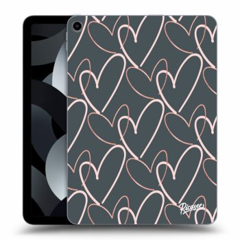 Picasee crna silikonska maskica za Apple iPad 10,9" 2022 (10.generace) - Lots of love