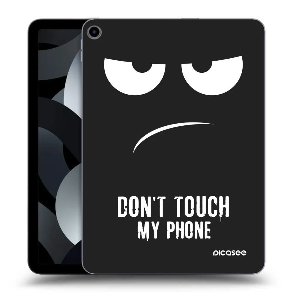 Picasee crna silikonska maskica za Apple iPad 10,9" 2022 (10.gen.) - Don't Touch My Phone