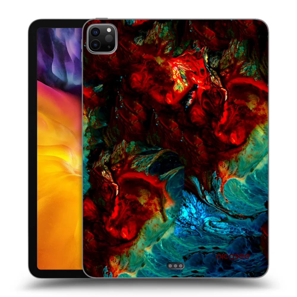 Picasee crna silikonska maskica za Apple iPad Pro 11" 2022 M2 (4.generace) - Universe