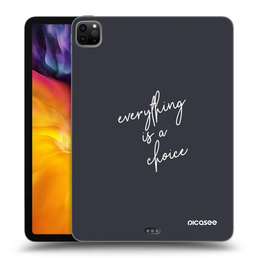 Picasee crna silikonska maskica za Apple iPad Pro 11" 2022 M2 (4.generace) - Everything is a choice