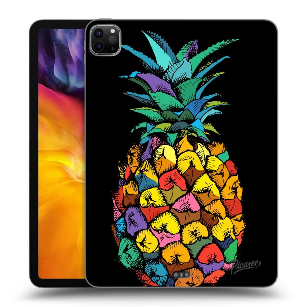 Picasee crna silikonska maskica za Apple iPad Pro 11" 2022 M2 (4.generace) - Pineapple