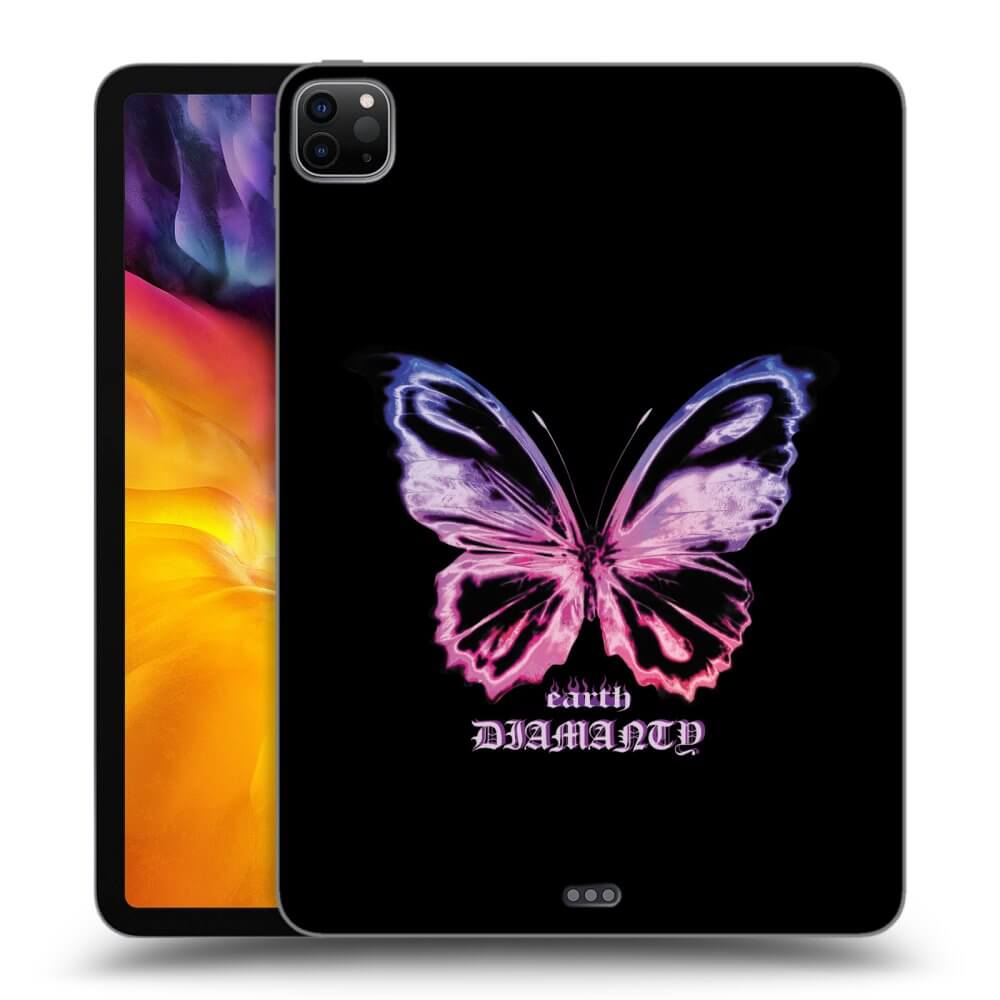 Picasee crna silikonska maskica za Apple iPad Pro 11" 2022 M2 (4.generace) - Diamanty Purple