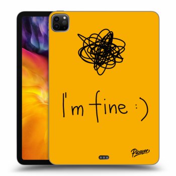 Picasee crna silikonska maskica za Apple iPad Pro 11" 2022 M2 (4.generace) - I am fine