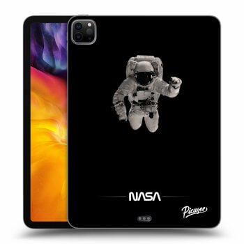 Picasee crna silikonska maskica za Apple iPad Pro 11" 2022 M2 (4.generace) - Astronaut Minimal