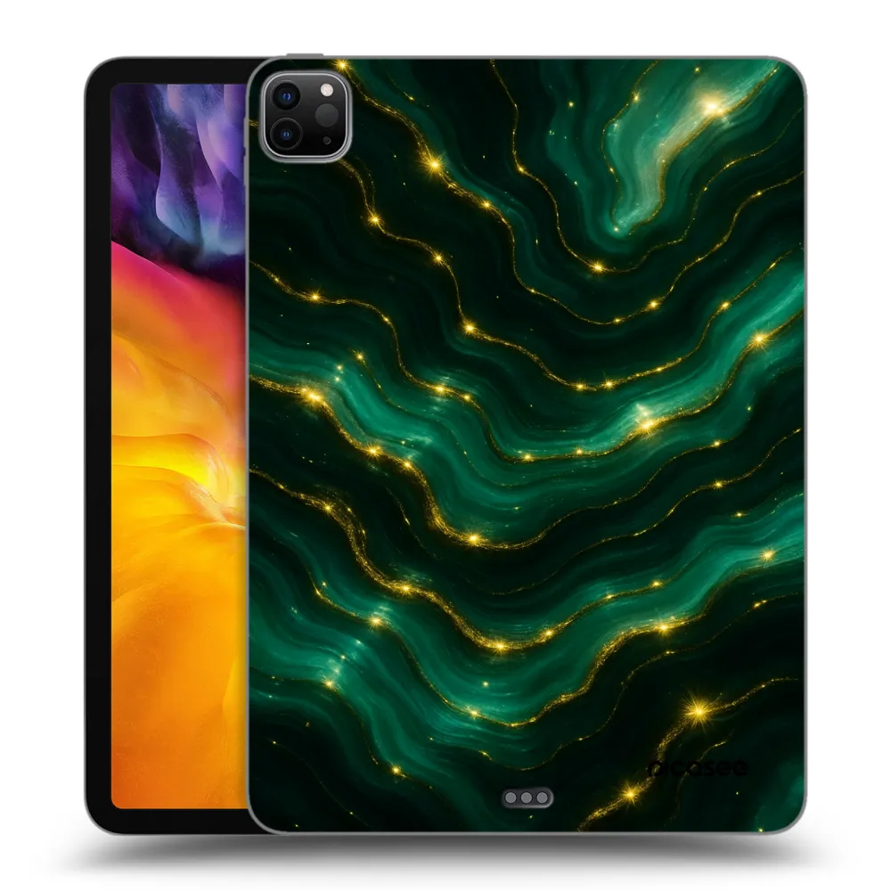 Picasee crna silikonska maskica za Apple iPad Pro 11" 2022 M2 (4.generace) - Emerald