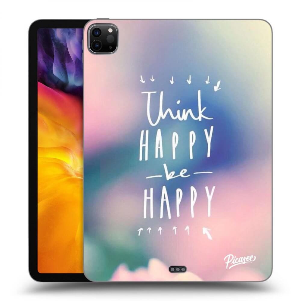 Picasee crna silikonska maskica za Apple iPad Pro 11" 2022 M2 (4.generace) - Think happy be happy