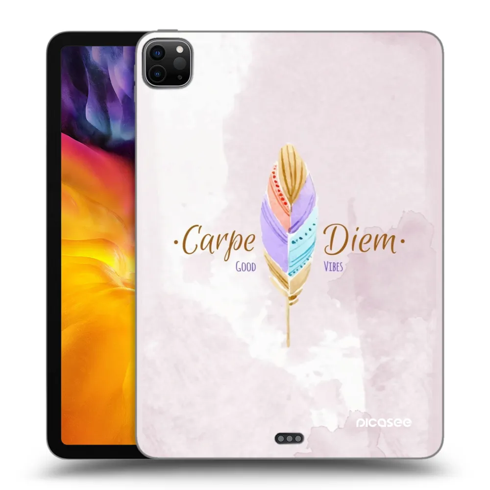 Picasee crna silikonska maskica za Apple iPad Pro 11" 2022 M2 (4.generace) - Carpe Diem