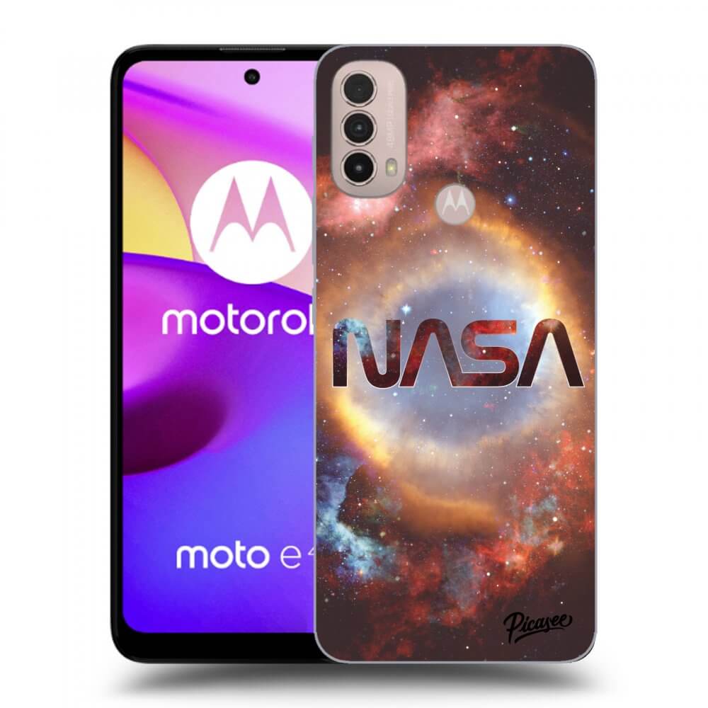 Picasee crna silikonska maskica za Motorola Moto E40 - Nebula