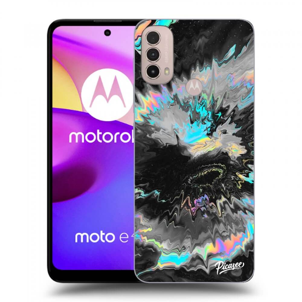 Picasee crna silikonska maskica za Motorola Moto E40 - Magnetic