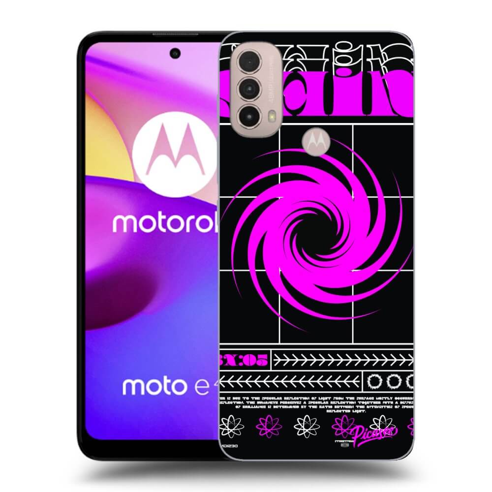 Picasee crna silikonska maskica za Motorola Moto E40 - SHINE