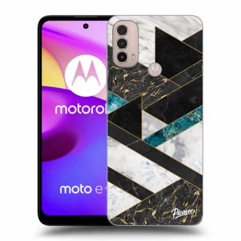Maskica za Motorola Moto E40 - Dark geometry