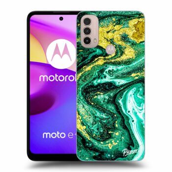 Maskica za Motorola Moto E40 - Green Gold