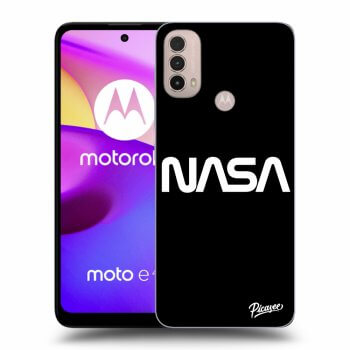 Picasee crna silikonska maskica za Motorola Moto E40 - NASA Basic