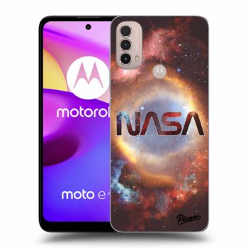 Picasee crna silikonska maskica za Motorola Moto E40 - Nebula