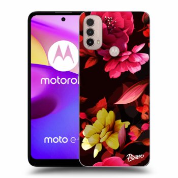 Maskica za Motorola Moto E40 - Dark Peonny