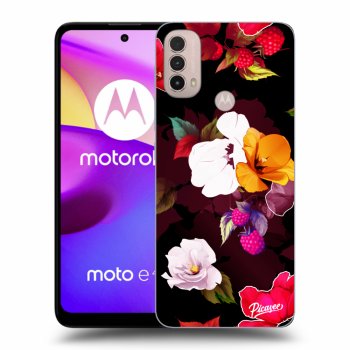 Maskica za Motorola Moto E40 - Flowers and Berries