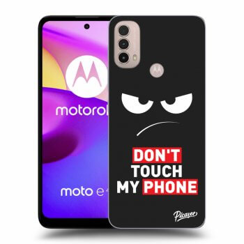 Maskica za Motorola Moto E40 - Angry Eyes - Transparent
