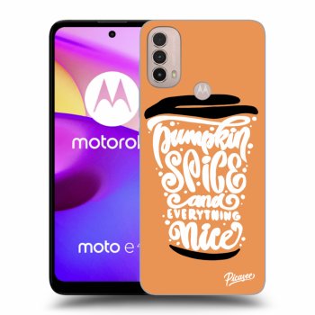 Maskica za Motorola Moto E40 - Pumpkin coffee