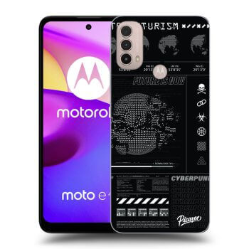 Picasee crna silikonska maskica za Motorola Moto E40 - FUTURE