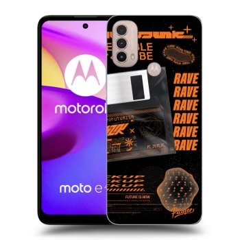 Picasee crna silikonska maskica za Motorola Moto E40 - RAVE