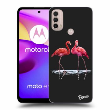 Maskica za Motorola Moto E40 - Flamingos couple