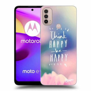 Maskica za Motorola Moto E40 - Think happy be happy