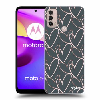 Maskica za Motorola Moto E40 - Lots of love