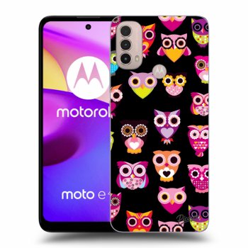 Maskica za Motorola Moto E40 - Owls
