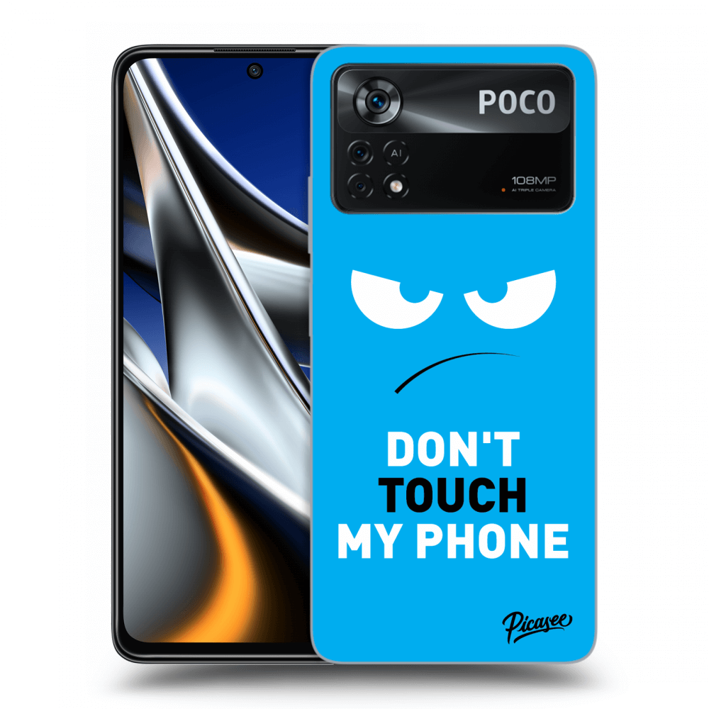 Picasee ULTIMATE CASE za Xiaomi Poco M4 Pro - Angry Eyes - Blue