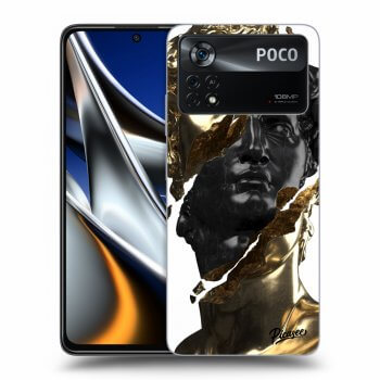 Maskica za Xiaomi Poco M4 Pro - Gold - Black