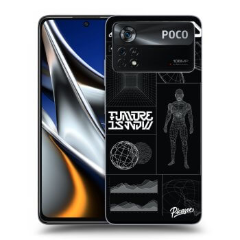 Picasee crna silikonska maskica za Xiaomi Poco M4 Pro - BLACK BODY