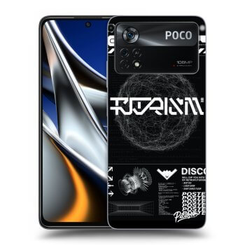Picasee crna silikonska maskica za Xiaomi Poco M4 Pro - BLACK DISCO
