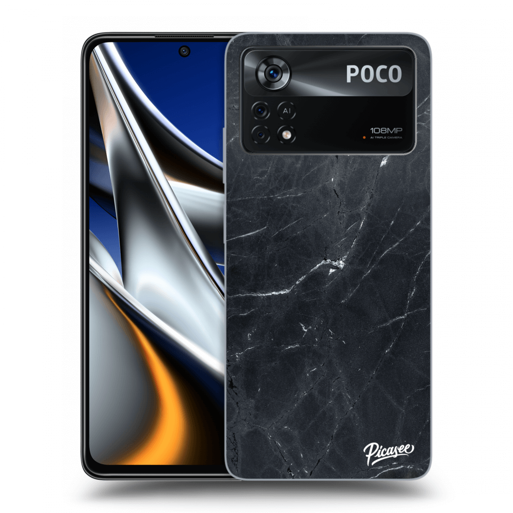 Picasee ULTIMATE CASE za Xiaomi Poco M4 Pro - Black marble