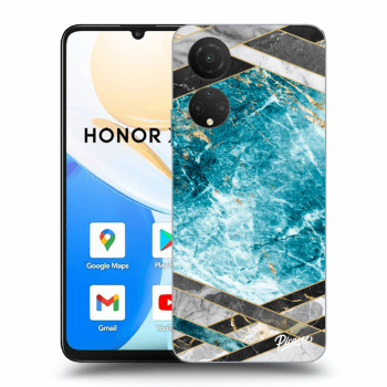 Picasee ULTIMATE CASE za Honor X7 - Blue geometry