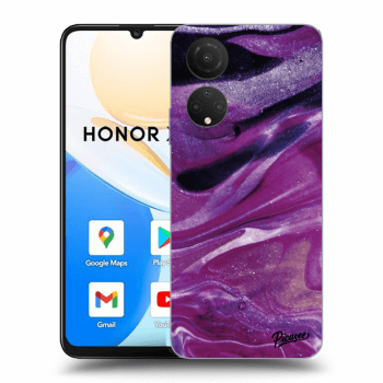 Maskica za Honor X7 - Purple glitter