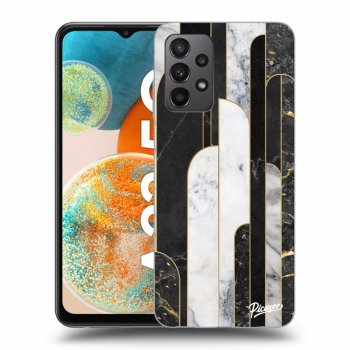 Maskica za Samsung Galaxy A23 - Black & White tile