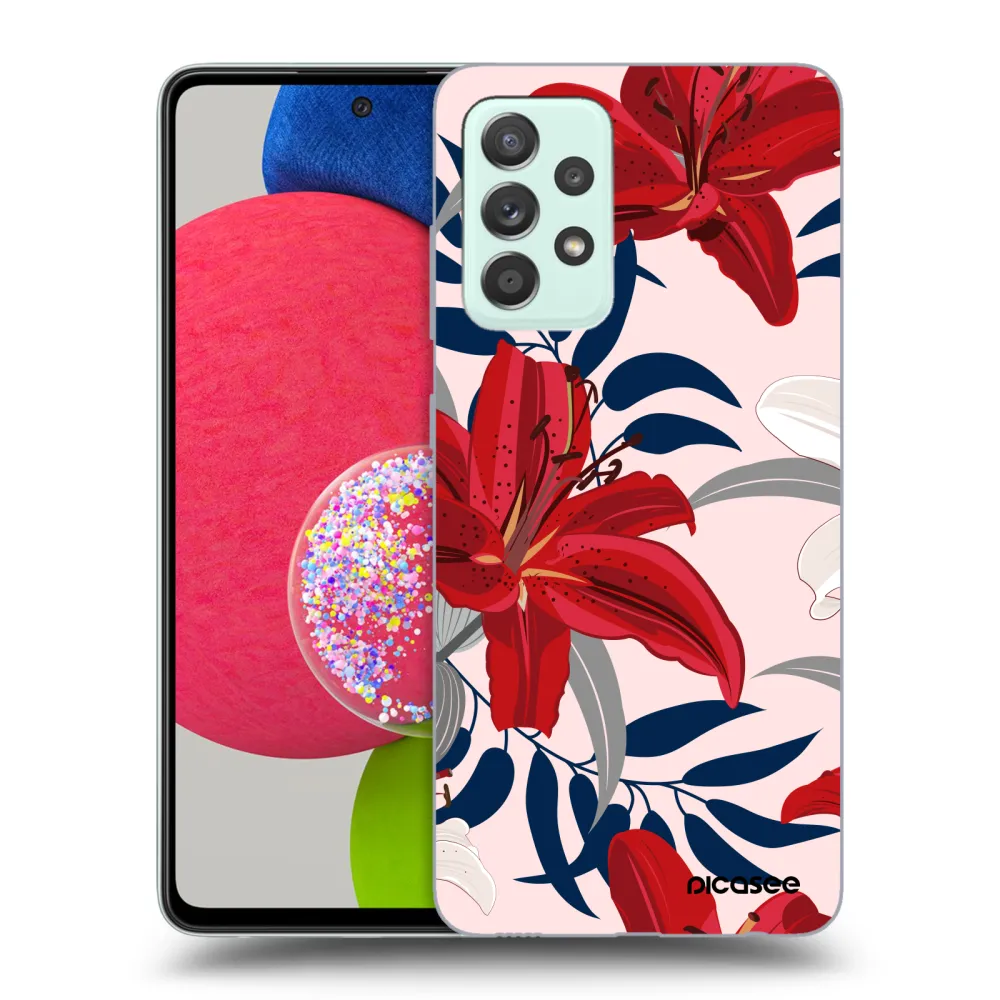 Picasee ULTIMATE CASE za Samsung Galaxy A73 5G - Red Lily