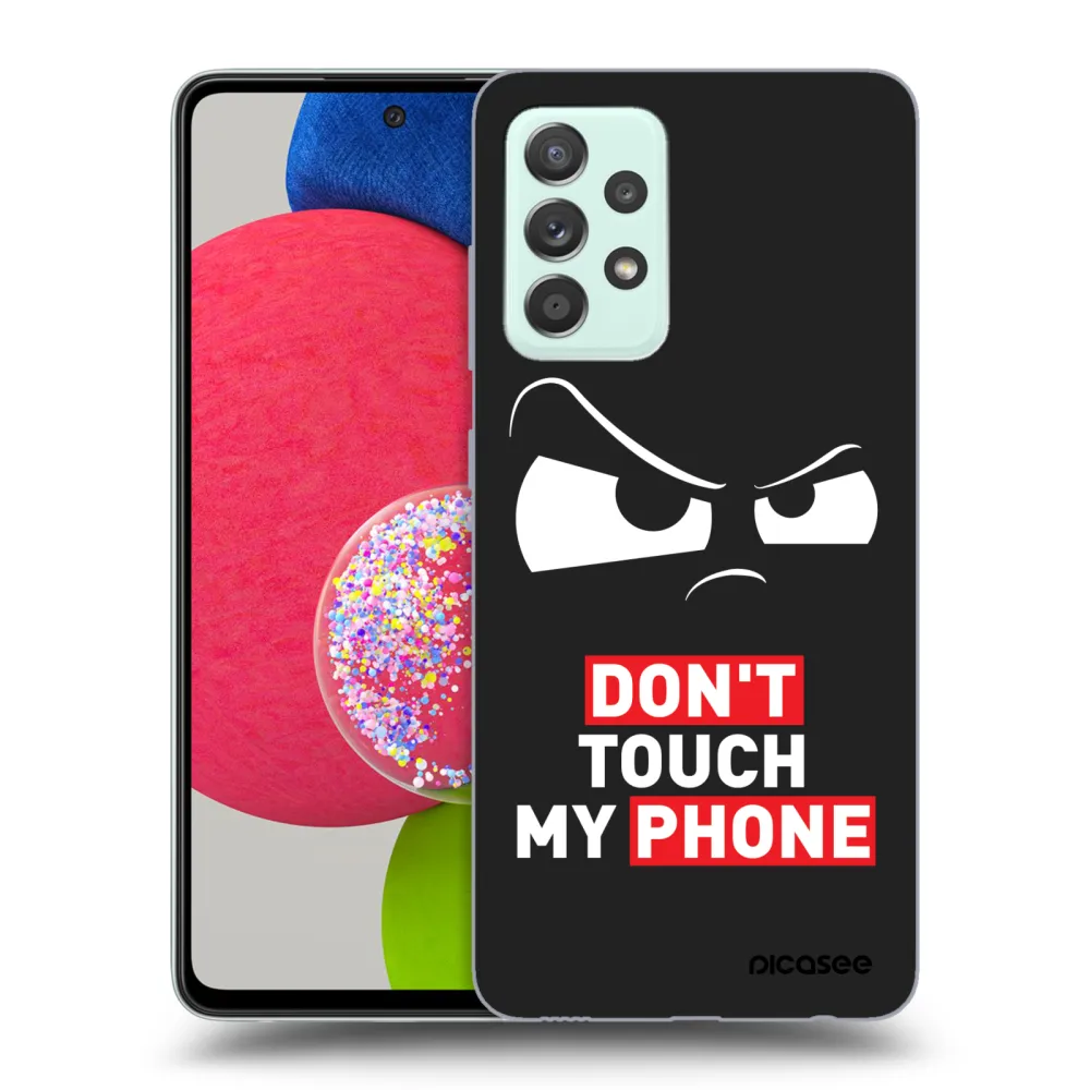 Picasee crna silikonska maskica za Samsung Galaxy A73 5G - Cloudy Eye - Transparent