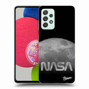 Picasee crna silikonska maskica za Samsung Galaxy A73 5G - Moon Cut