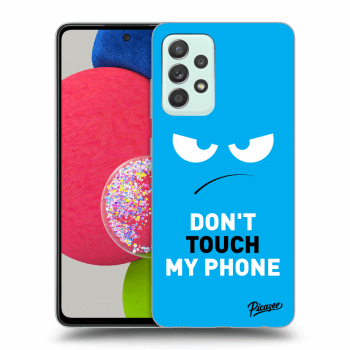 Maskica za Samsung Galaxy A73 5G - Angry Eyes - Blue