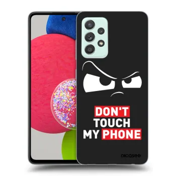 Picasee crna silikonska maskica za Samsung Galaxy A73 5G - Cloudy Eye - Transparent