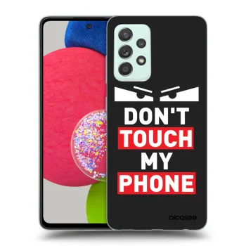 Picasee crna silikonska maskica za Samsung Galaxy A73 5G - Shadow Eye - Transparent