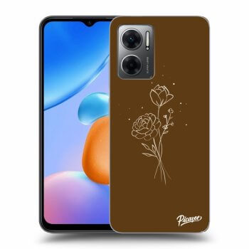 Picasee ULTIMATE CASE za Xiaomi Redmi 10 5G - Brown flowers
