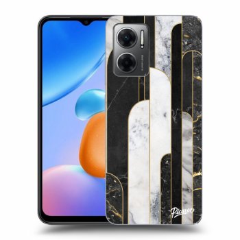 Maskica za Xiaomi Redmi 10 5G - Black & White tile
