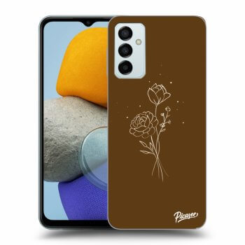 Picasee ULTIMATE CASE za Samsung Galaxy M23 5G - Brown flowers