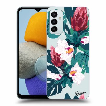 Picasee crna silikonska maskica za Samsung Galaxy M23 5G - Rhododendron