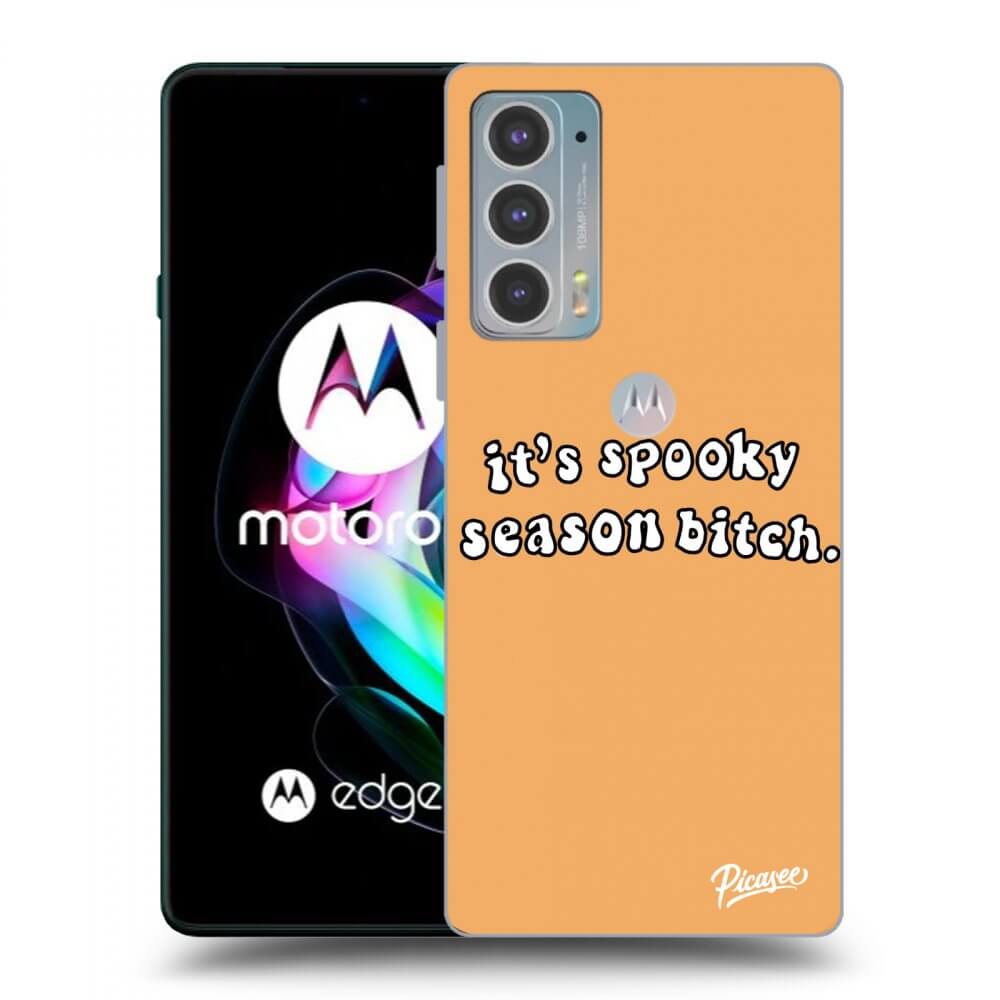 Crna Silikonska Maskica Za Motorola Edge 20 - Spooky Season